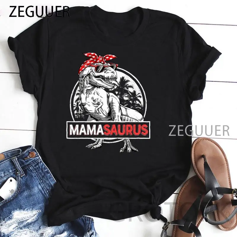 

Женская разноцветная Футболка с принтом динозавра Mamasaurus T Rex, летняя графическая Эстетическая одежда с коротким рукавом для женщин, топ 90s