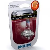 Лампа 12v H7 55w +60% Philips Visionplus 1 Шт. Блистер 12972 Vpb1 арт. 12972VPB1 | Автомобили и мотоциклы
