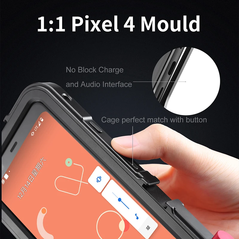 Металлическая клетка для видеоблога ULANZI Google Pixel 4/ 4 XL Удлинительный корпус чехол