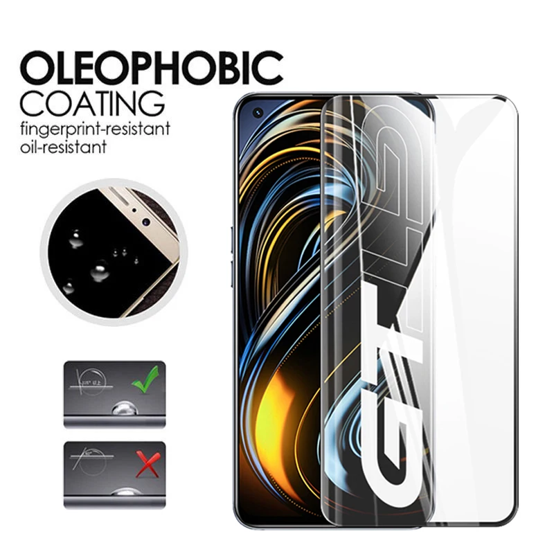 full cover tempered glass for realme gt 5g glass for realme gt screen protector for realme gt neo 8 7 x7 pro camera lens film free global shipping