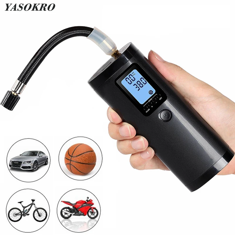 Precio Inflador De Aire Eléctrico Para Bicicleta, Bomba De Aire Recargable Para Neumático De Bicicleta, De Coche Con Compresor De 12V