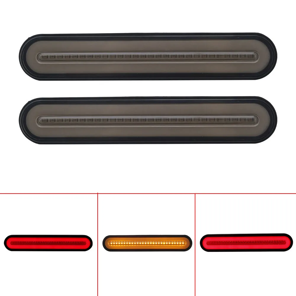 Из 2 предметов Водонепроницаемый 12 В/24 в пост грузовик светодиодный задний фонарь