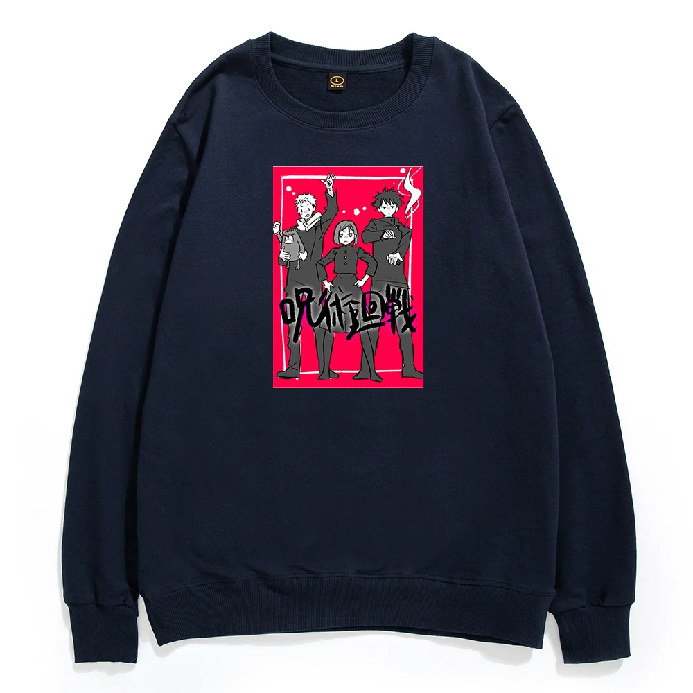 

Japanese Anime Graphic Pullover Male Jujutsu Kaisen Printed Hoodies Men Autumn Oversized Sweatshirt Mens Harajuku Warm Clothes