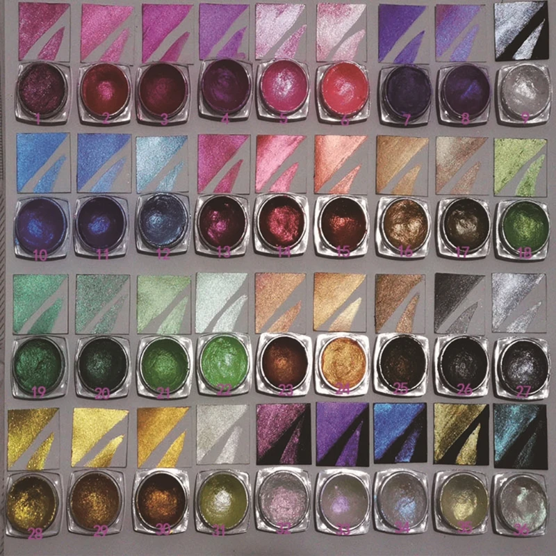 

9 Colors Pearlescent Powder Soft Artist Pearl Pastel Drawing Kit Pearlescent Medium Watercolor Epoxy Resin Pigment Craft