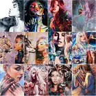 5D алмазная живопись, цветы, животные, красота, девушка, полная квадратная и круглая Алмазная вышивка, мозаика, стразы, картины, украшение для дома
