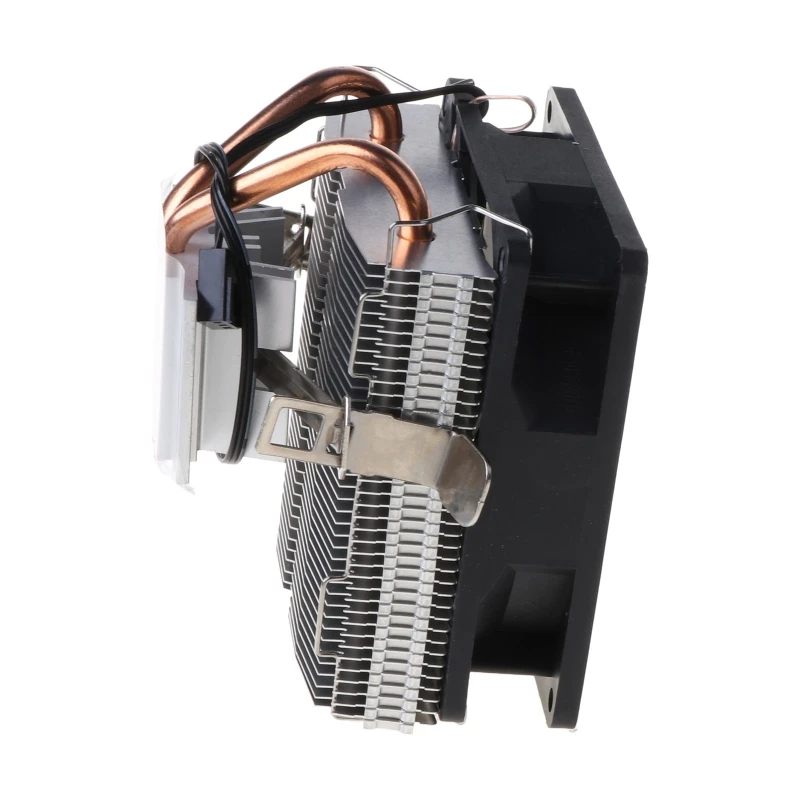 Кулер для процессора 2 медных тепловых трубки 3-контактный вентилятор охлаждения