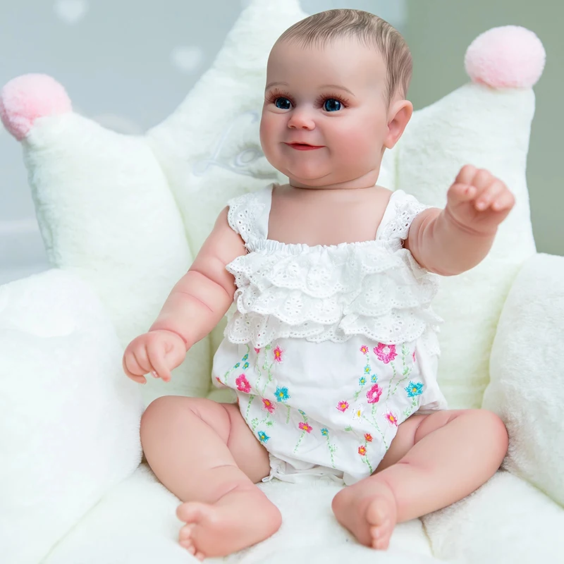 Силиконовые куклы Reborn Baby Maddie 55 см Игрушки для ванны детские игрушки подарок на