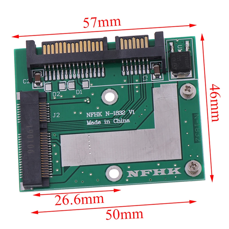 MSATA SSD на 2 5 дюйма SATA 6.0gps адаптер конвертер плата модуля платы mini pcie ssd | Компьютеры