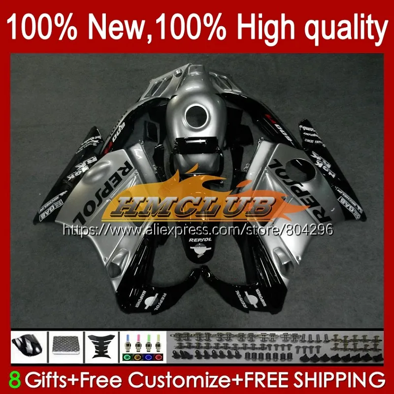 

Корпус + майка для HONDA CBR600FS CBR600F3 95 96 97 98 23No.30 CBR Blk серебристо-600 CC FS 600F3 CBR600 F3 1995 1996 1997 1998 обтекатель