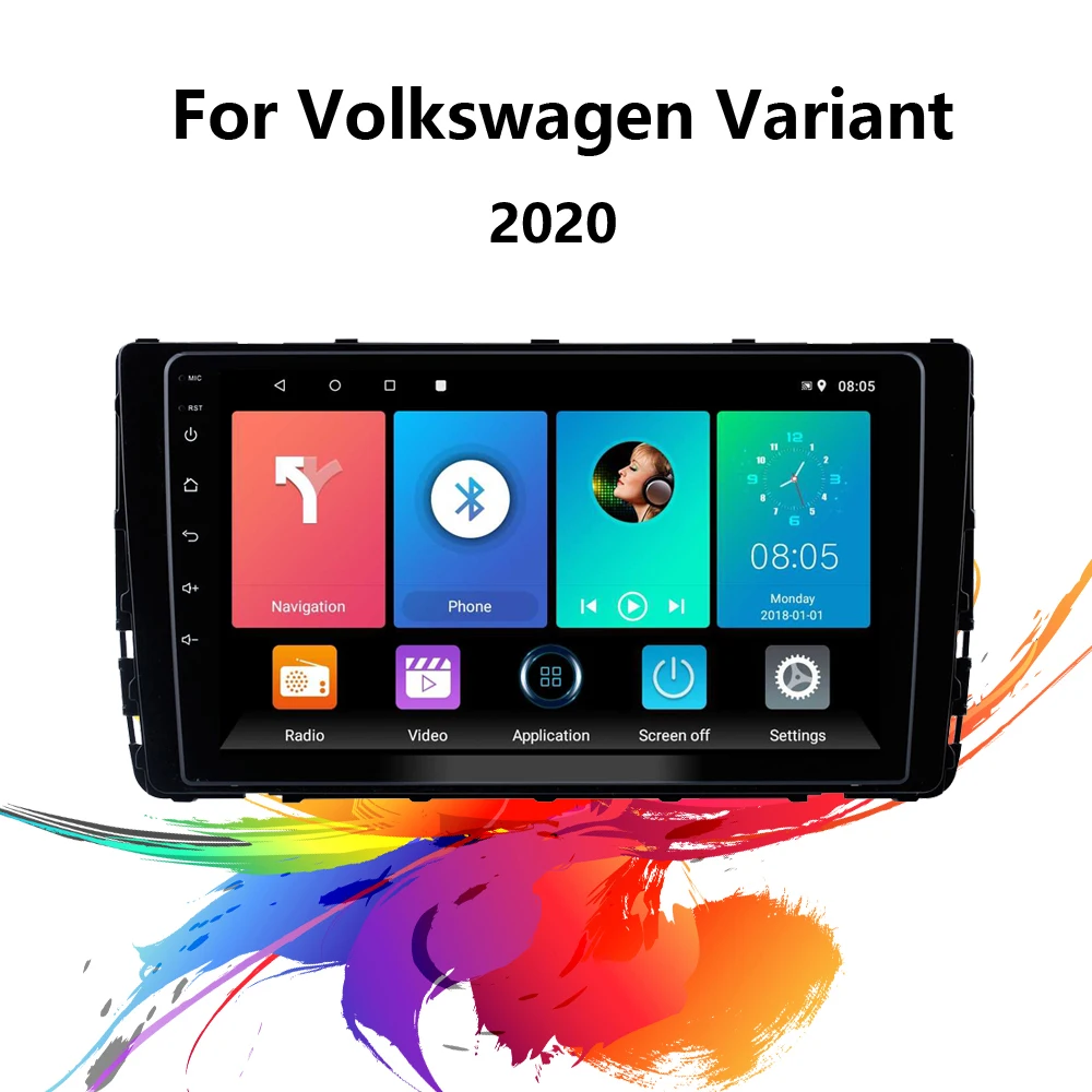 

Eastereggs For Volkswagen Variant 2020 2 Din Car Radio GPS Navigation Multimedia Player Android 8.1 Auto Stereo player