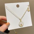 Ожерелье-бабочка из полимерной смолы, с вырезами