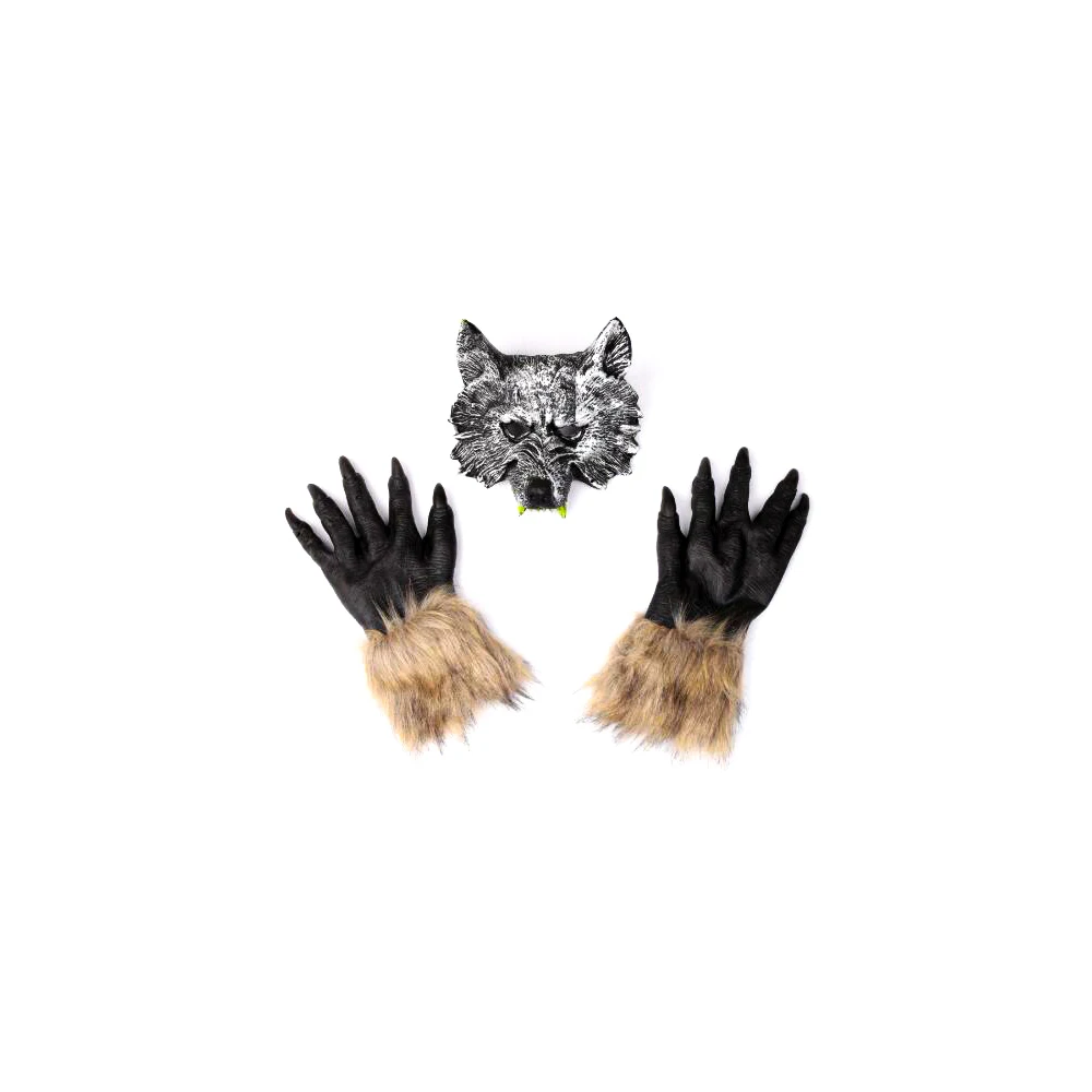 Сделанных своими руками забавные Оборотень Маска украшения оборотень когти