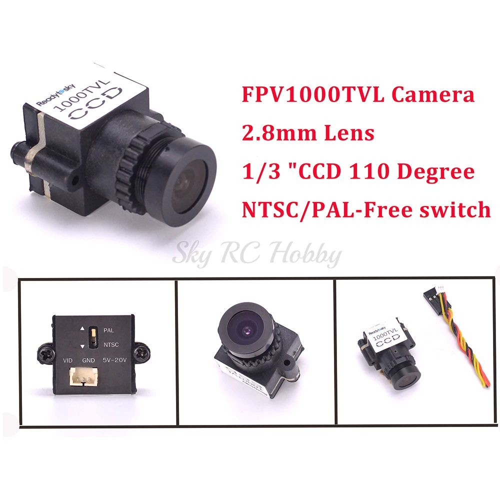 Мини 1000TVL 1/3 CCD 110 градусов 2 8 мм объектив FPV камера NTSC PAL переключаемая для камеры