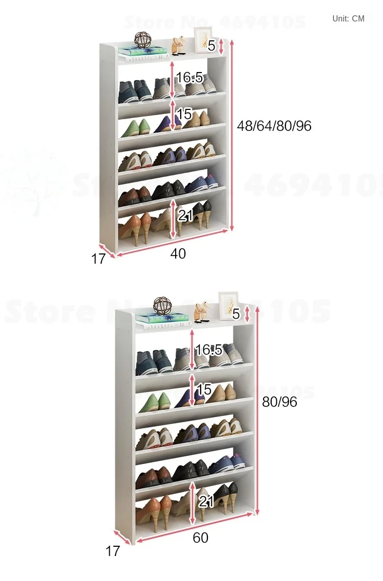 Деревянная полка для обуви легкая сборка стеллаж хранения модный шкаф стойка