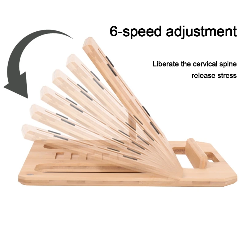 

Portable Bamboo Cooling Laptop Holder Desktop Pad Bracket Riser for Tablets Computer Notebook Laptop Stand Drop shipping