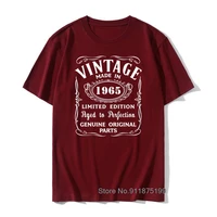 fathers day gift born in 1965 interesting birthday bresent t shirt design cotton retro tshirts male vintage retro clothes