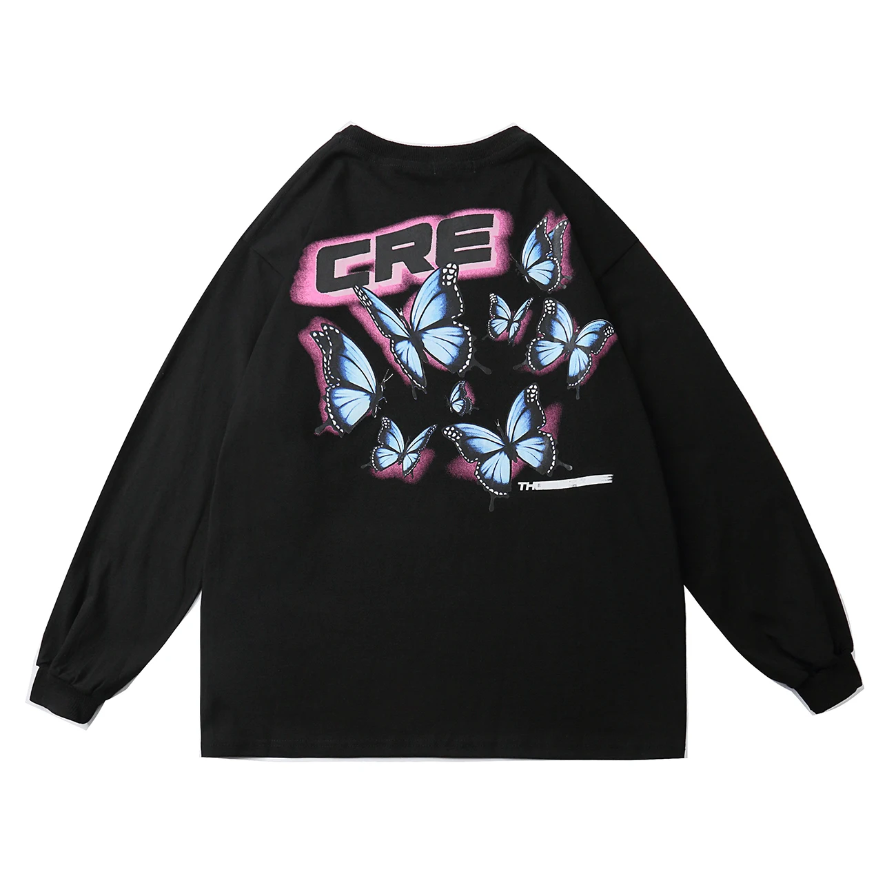 LACIBLE бабочка с длинными рукавами принтами героев мультфильмов 2020 уличная одежда