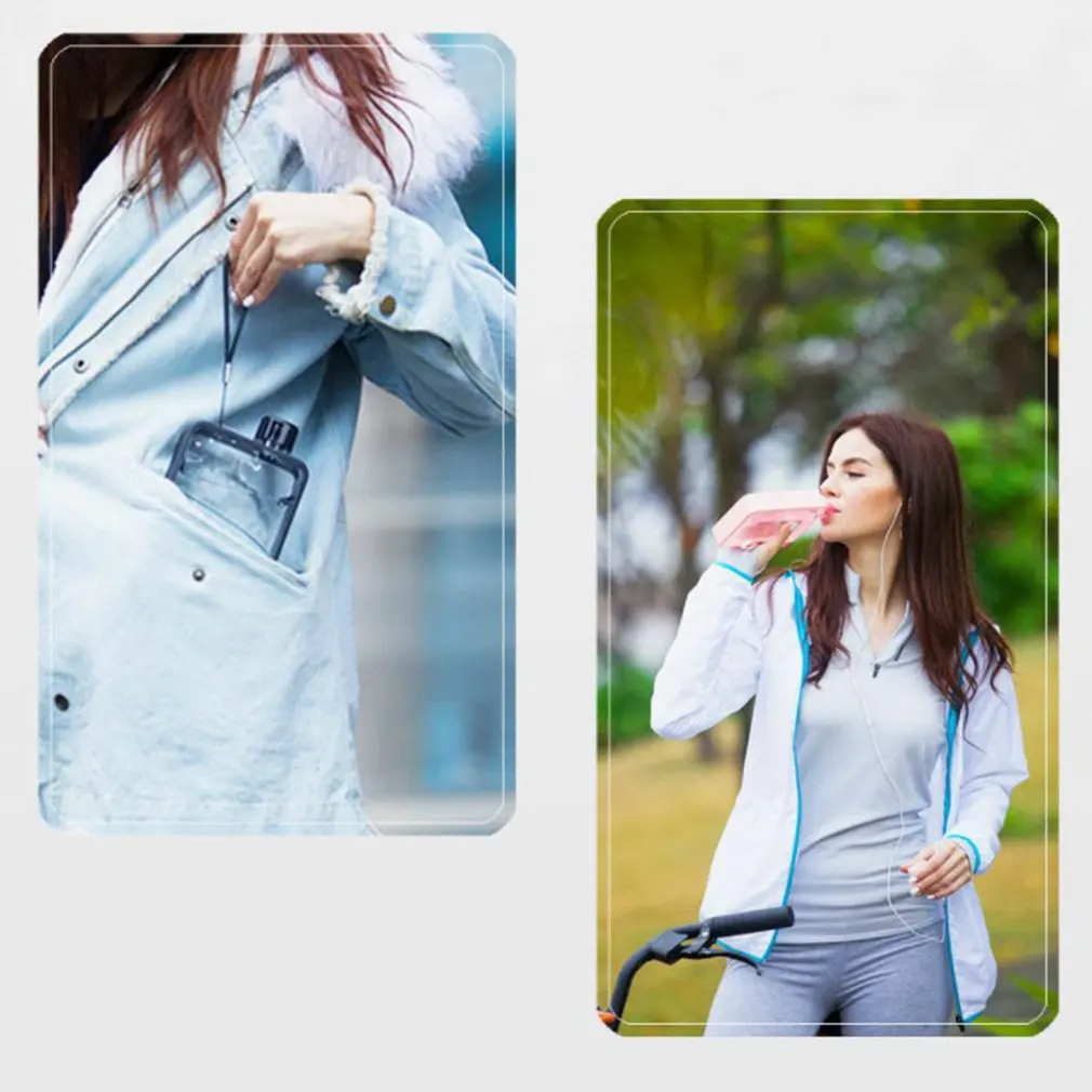 

Flat Sports Water Cup Portable Fitness Sports Paper Water Bottle Creative Accessories Bisphenol-free Drinking water bottle