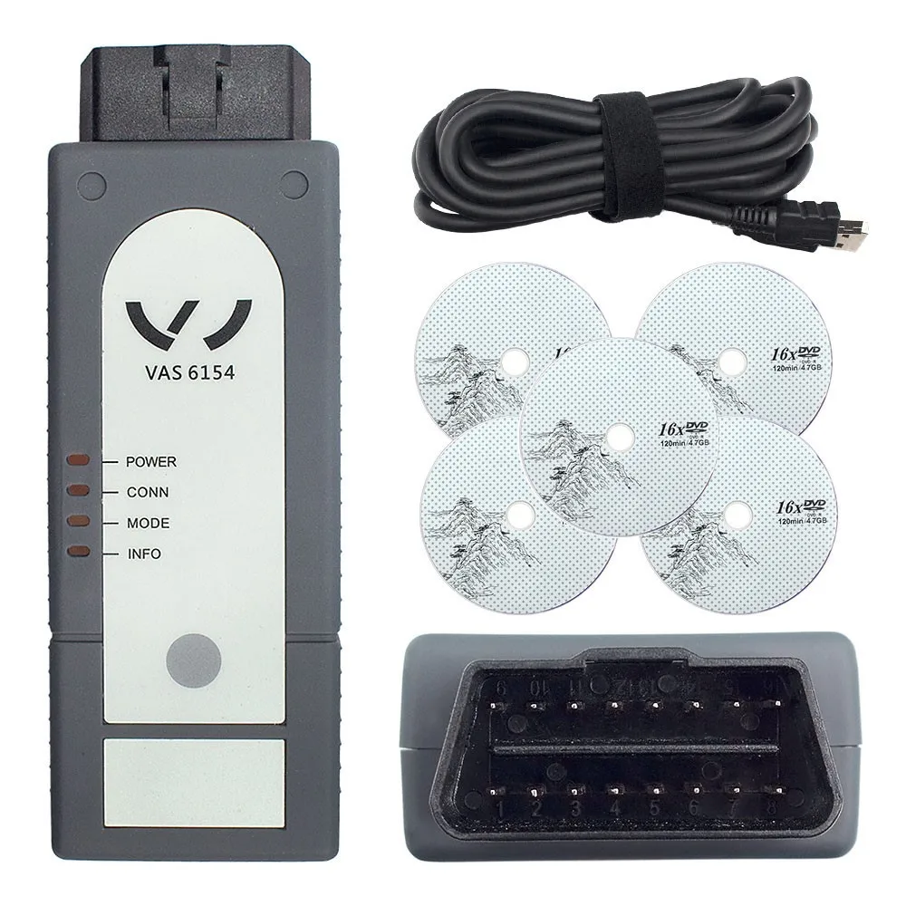 

6154A Diagnostic Tool 6154 V5.1.6 Origina OKI Full Chip WiFi Car Diagnostic Tool AMB2300 6154a OBD2 Support UDS