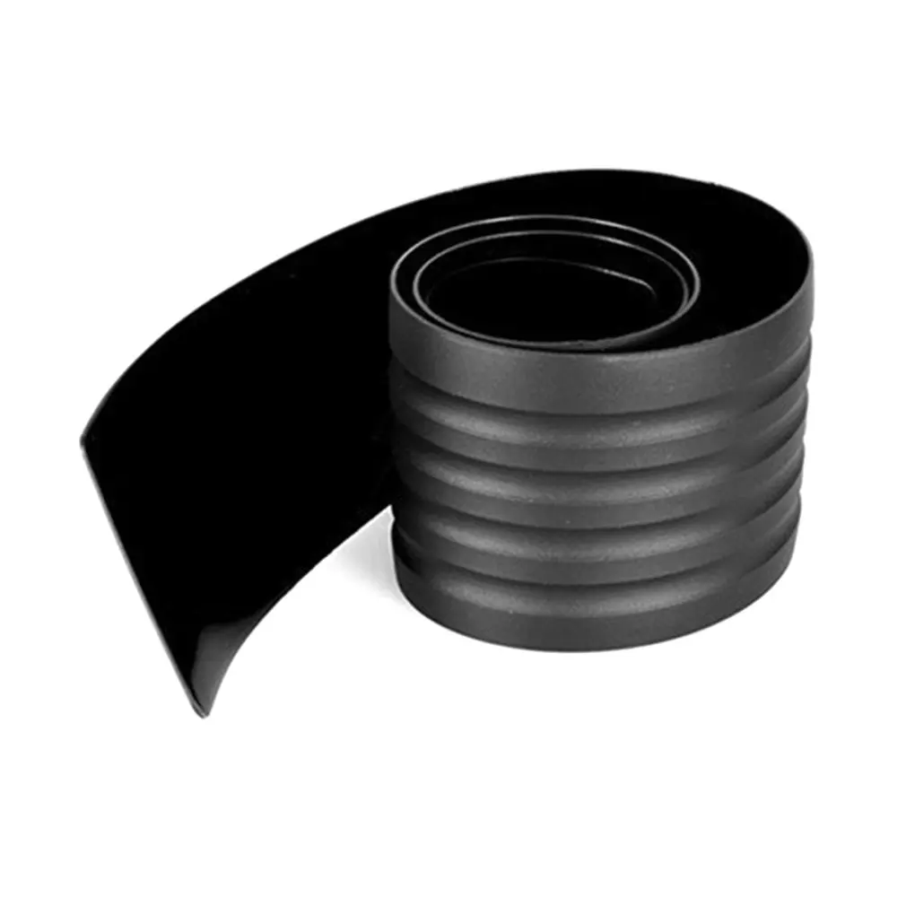 

New Car Styling Universal Rear Bumper Protector Silicone Protective Strip Trunk Boot Door Sill Guard Trim Cover Sticker Hot