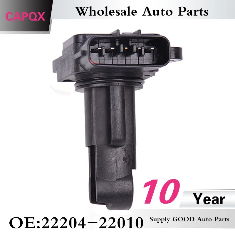 Датчик массового расхода воздуха CAPQX MAF 22204 22010 197400 2030 для Camry Corolla RAV4 Yaris Highlander Prius