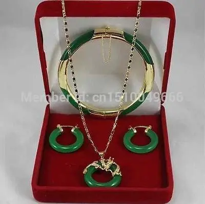 

Hot sale Real natural STONE pendant necklace earring bracelet set