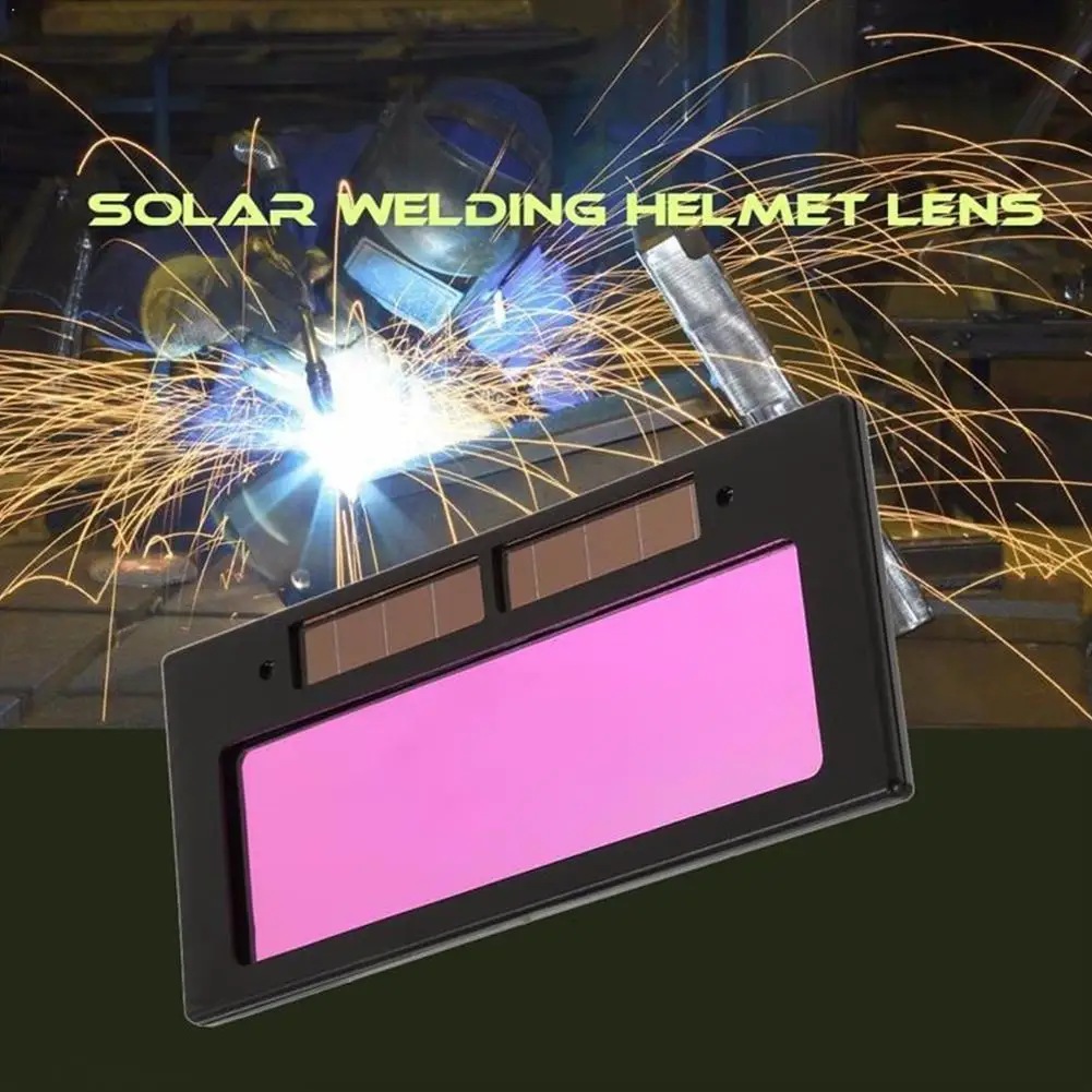 

1Pc Auto Darkening Welding Lens For Welding Equipment Shade Color Filter True Powered Solar Screen Large Lens Auto Darkenin S3E7