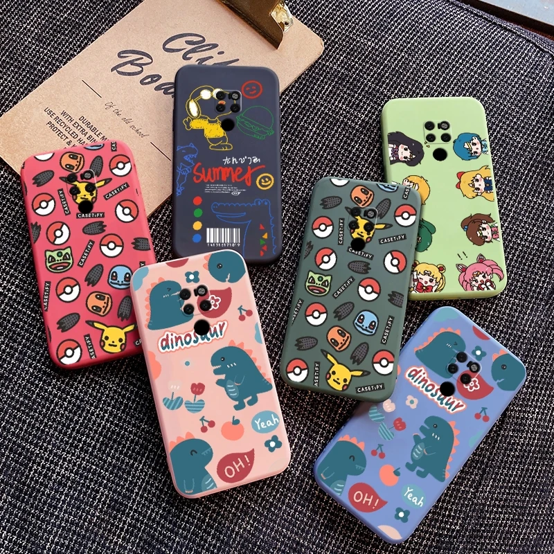 

Чехол с рисунком маленького монстра для Huawei Mate 9 Mate 10 Pro 10 Lite Mate 20 Pro 20X 20 Lite, чехол с защитой от падения