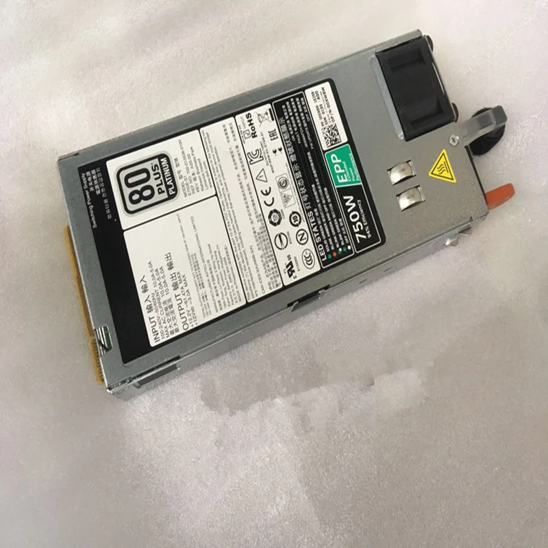 Новый оригинальный блок питания для Dell R530 R630 R730 T430 EPP 750 Вт L750E-S0 G6W6K V1YJ6 HTRH4 TPJ2X D750E-S6