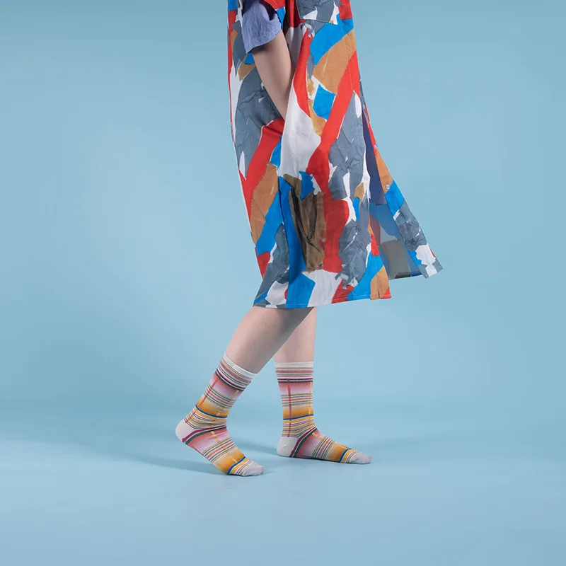 Забавные Женские носочки рождественские подарки для женщин счастливые Harajuku носки скейтборда креативные