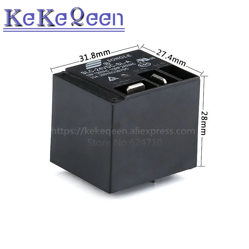 Реле SLC-05VDC-SL-A SLC-12VDC-SL-A SLC-24VDC-SL-A 5 В 12 24 30 А 4 контакта DIP-4 T91 группа нормально
