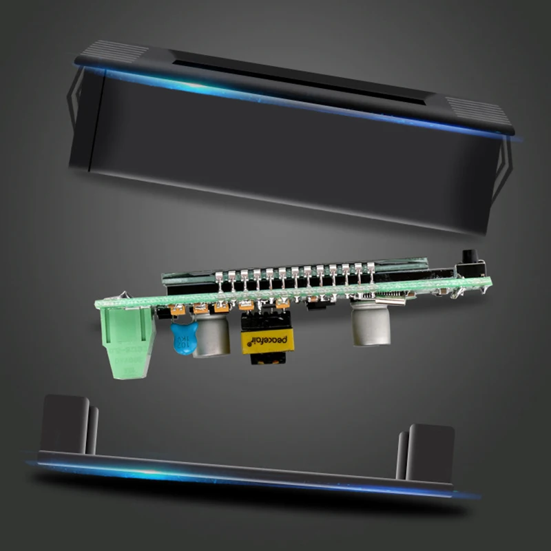 Профессиональный однофазный цифровой панельный Амперметр 6 в 1 220 В а ваттный кВтч