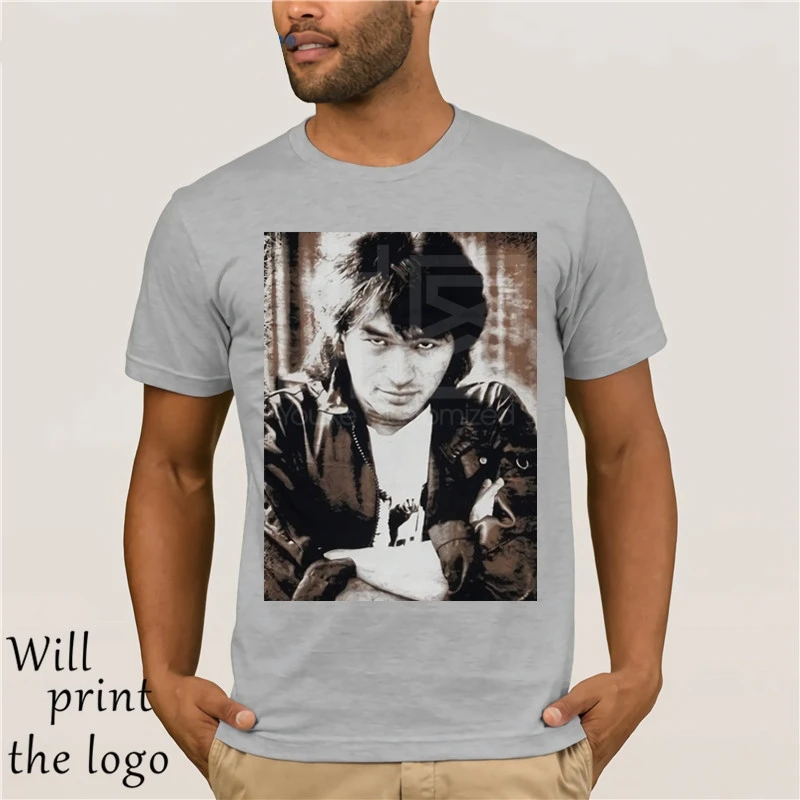 T-shirt KinoPhoto By Victor Tsoi THE LAST HERO V.TsOY Different Size. NEW Cotton T-Shirt Fashion T Shirt Free Shipping shirt | Мужская