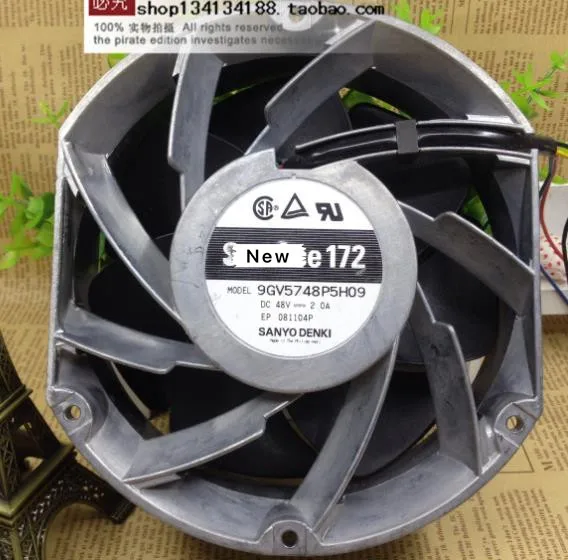 

For Sanyo Denki 9GV5748P5H09 Server Cooling Fan DC 48V 2.0A 170x150x50mm 4-wire