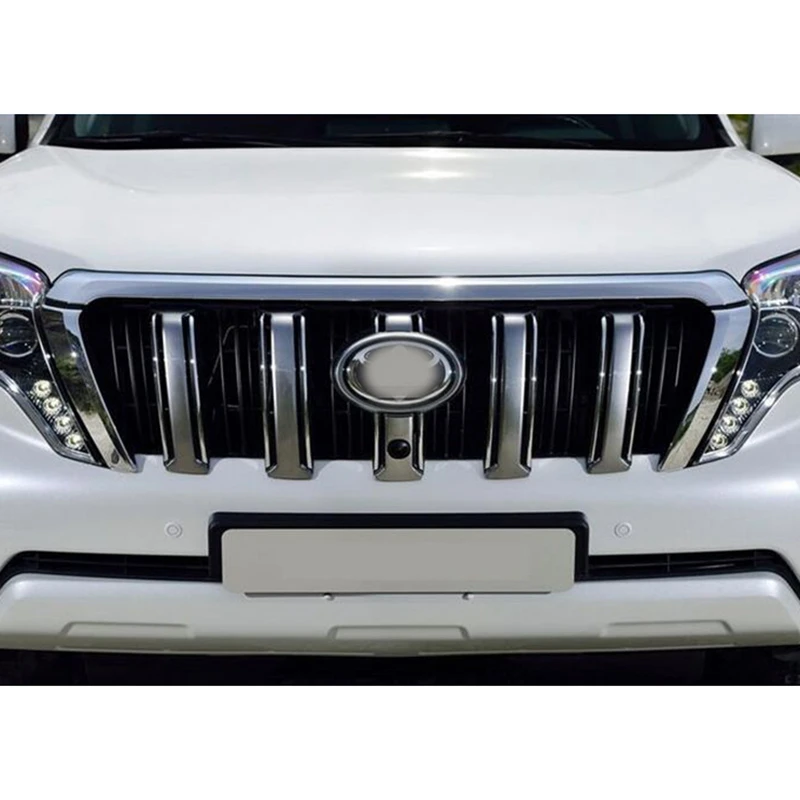 Передний бампер полоски решетки Бампер протектор планки для Toyota Land Cruiser 150 Prado LC150