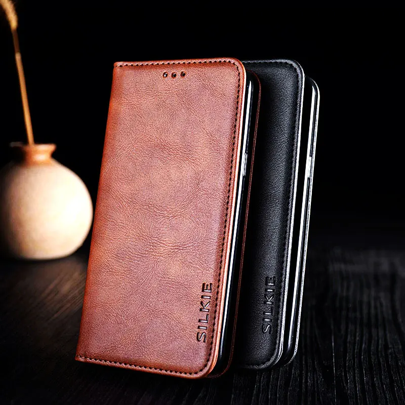 Чехол для Nokia 2,1 3,1 5,1 6,1 7,1 8,1 Plus funda Роскошный кожаный чехол с подставкой и слотом для карт откидной Чехол без магнитов
