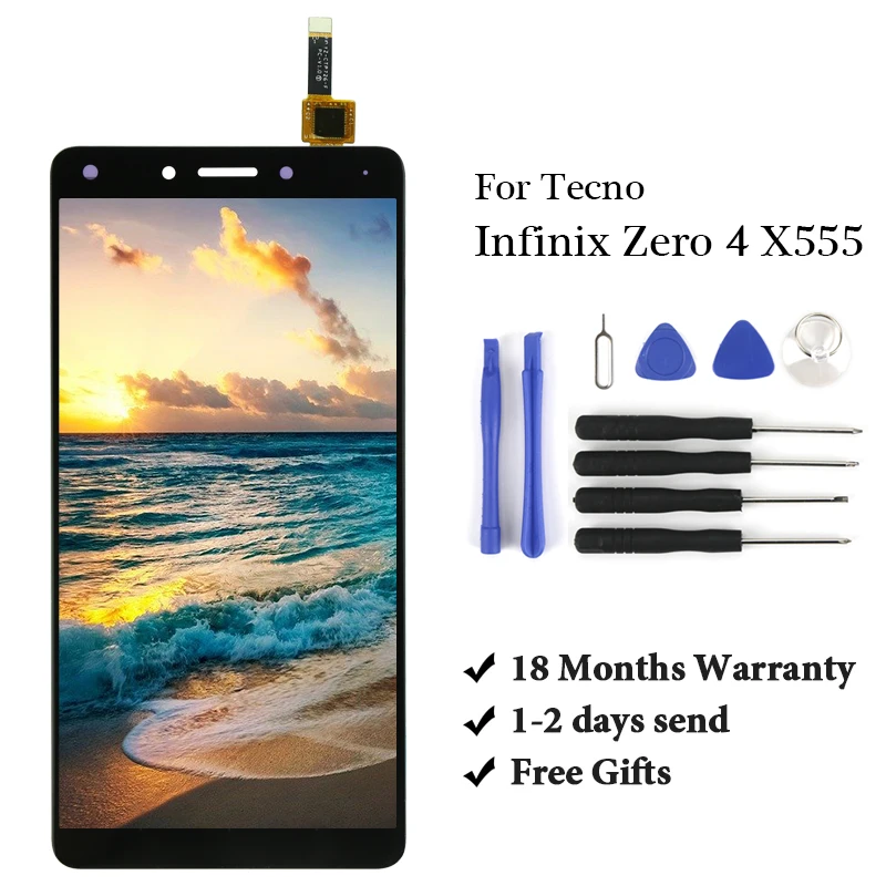 

ЖК-дисплей для TECNO Infinix Zero 4 X555, сменный ЖК-экран с дигитайзером в сборе для TECNO Infinix Zero 4 X555, ЖК-дисплей, 10 шт.