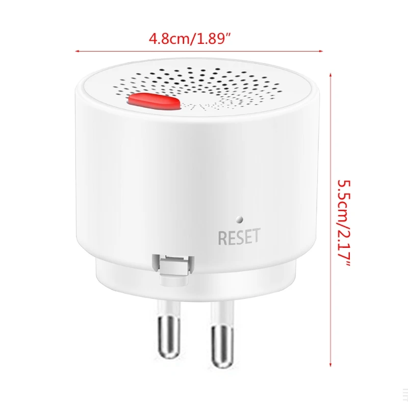 

Smart WIFI Gas Leak Detector EU Plug Alert Gas Alarm System Sensor Work Alarm Home Security Safety Protection Equipment