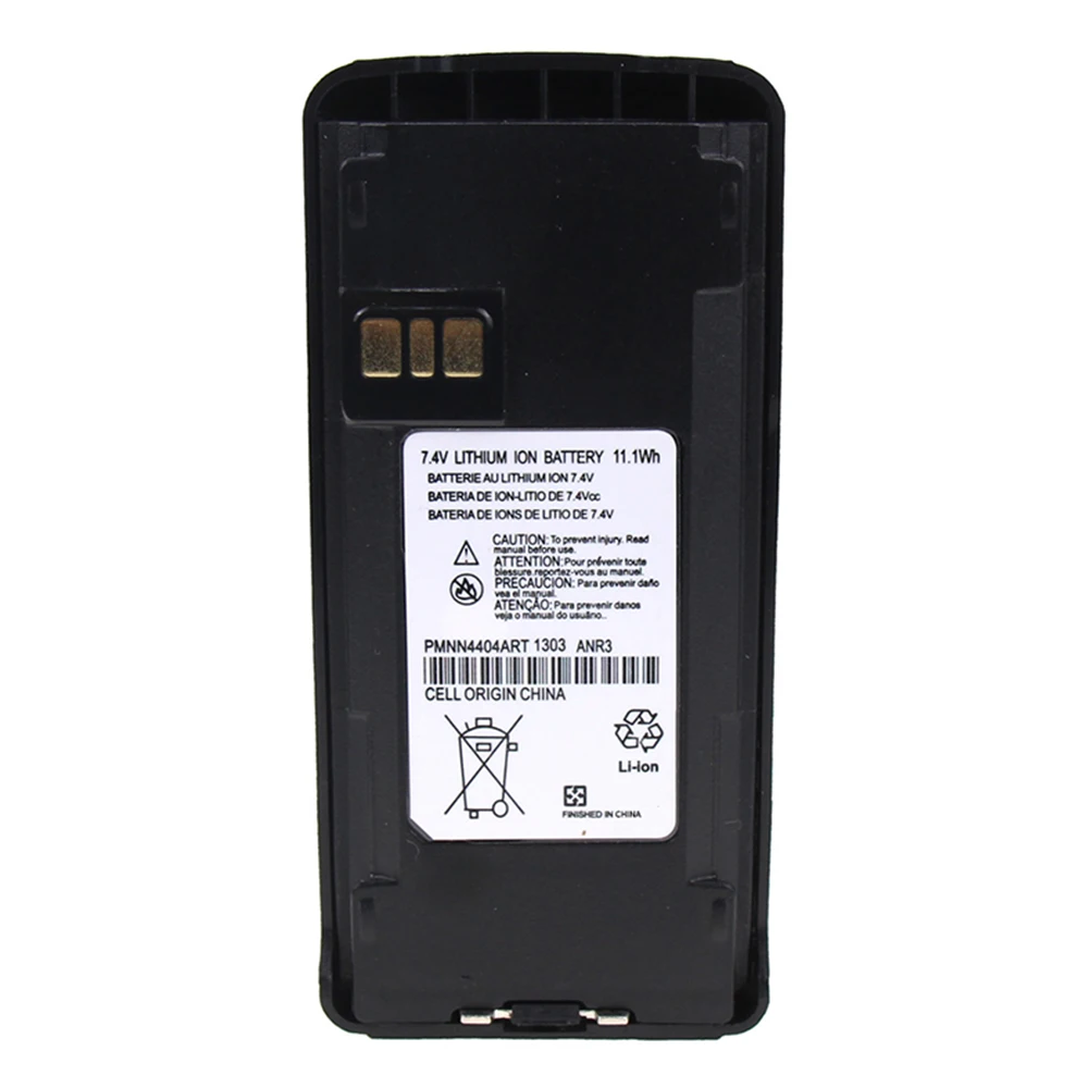 Сменный литий ионный аккумулятор 1800 мАч для Motorola CP1200 CP1300 CP1600 CP185 EP350 с зажимом