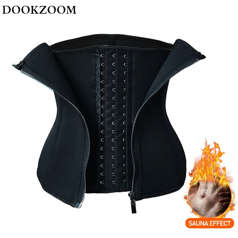 

Sauna Sweat Belt Weight Loss Neoprene Waist Trainer Sports Corset Underbust Slimming Belly Sheath Shapewear Tummy Trimmer Fajas