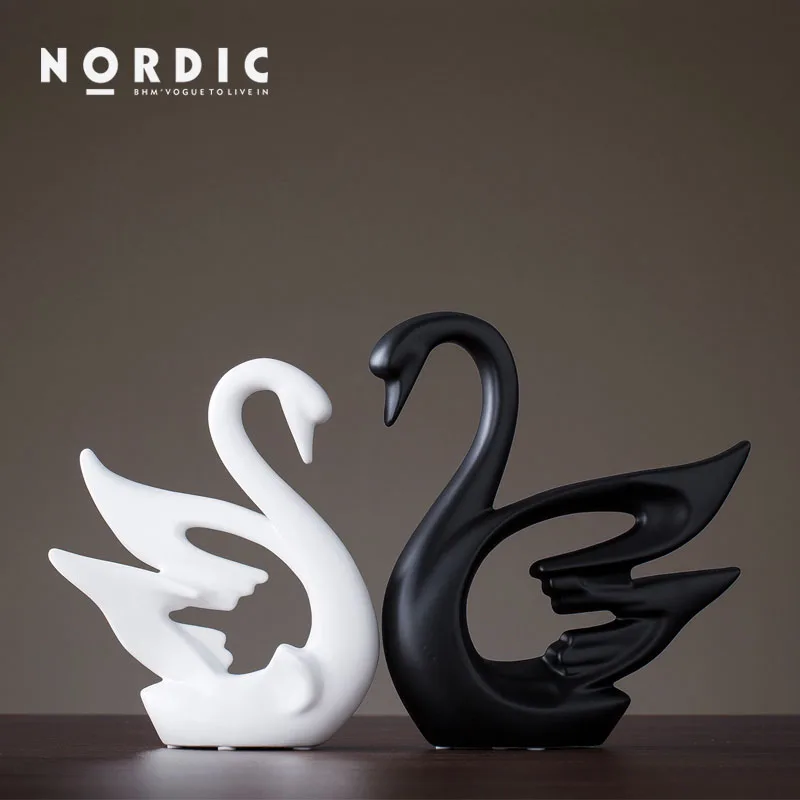 NORDIC HOME ACCESSORIES CERAMIC ORNAMENTS LIVING ROOM WINE CABINET DESKTOP DECORATIONS ORNAMENTS CREATIVE WEDDING GIFT DISPLAY