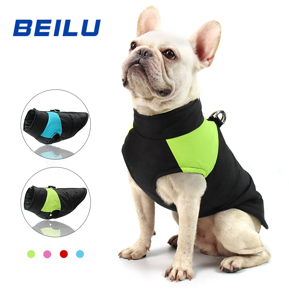 

Waterproof Big Dog Vest Jacket Zipper Winter Warm Thicken Vest Pet Dog Clothes For Small Medium Large Dogs Puppy Coat Clothes