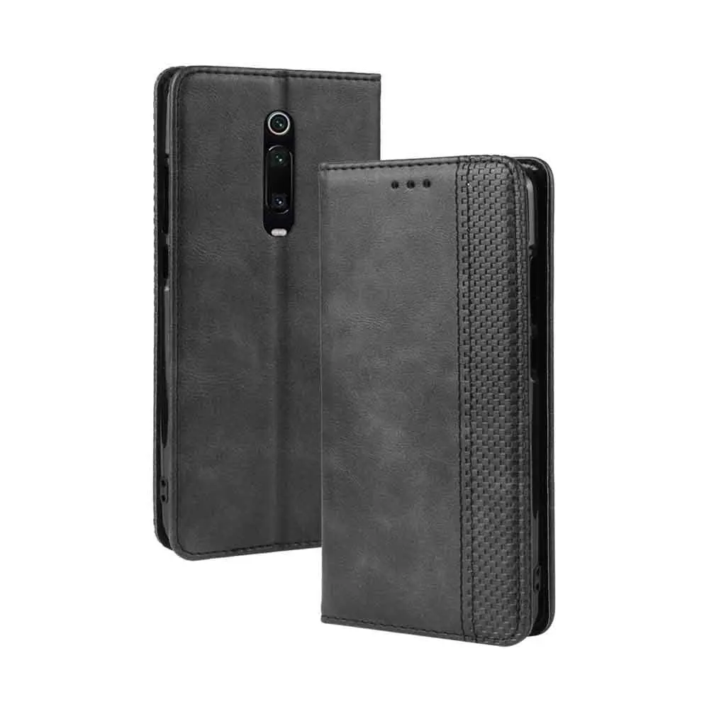 Кожаный чехол для телефона Xiaomi Redmi K20 K20pro/Note 6 pro/Play back чехол-кошелек с подставкой