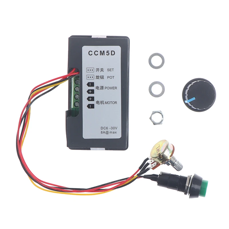 

1 Set DC 6V-30V PWM DC Motor Speed Controller Adjustable LED Motor Speed Regulator