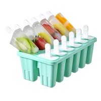 popsicle molds shape maker 12 homemade ice pop molds food grade silicone ice cream maker with popsicle sticks