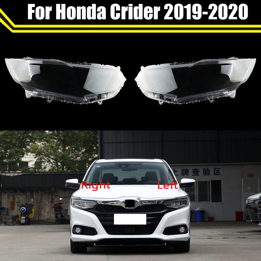 Car Front Headlight Cover For Honda Crider 2019 2020 Auto Headlamp Lampshade Lampcover Head Lamp Light Covers Glass Lens Shell