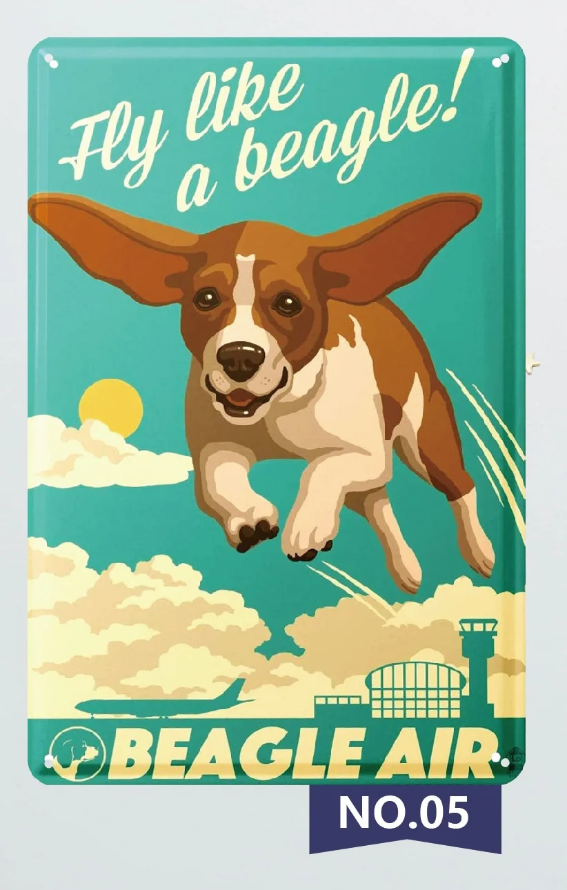 Металлическая жестяная вывеска Boston Terrier в виде запеченных бобов постер для