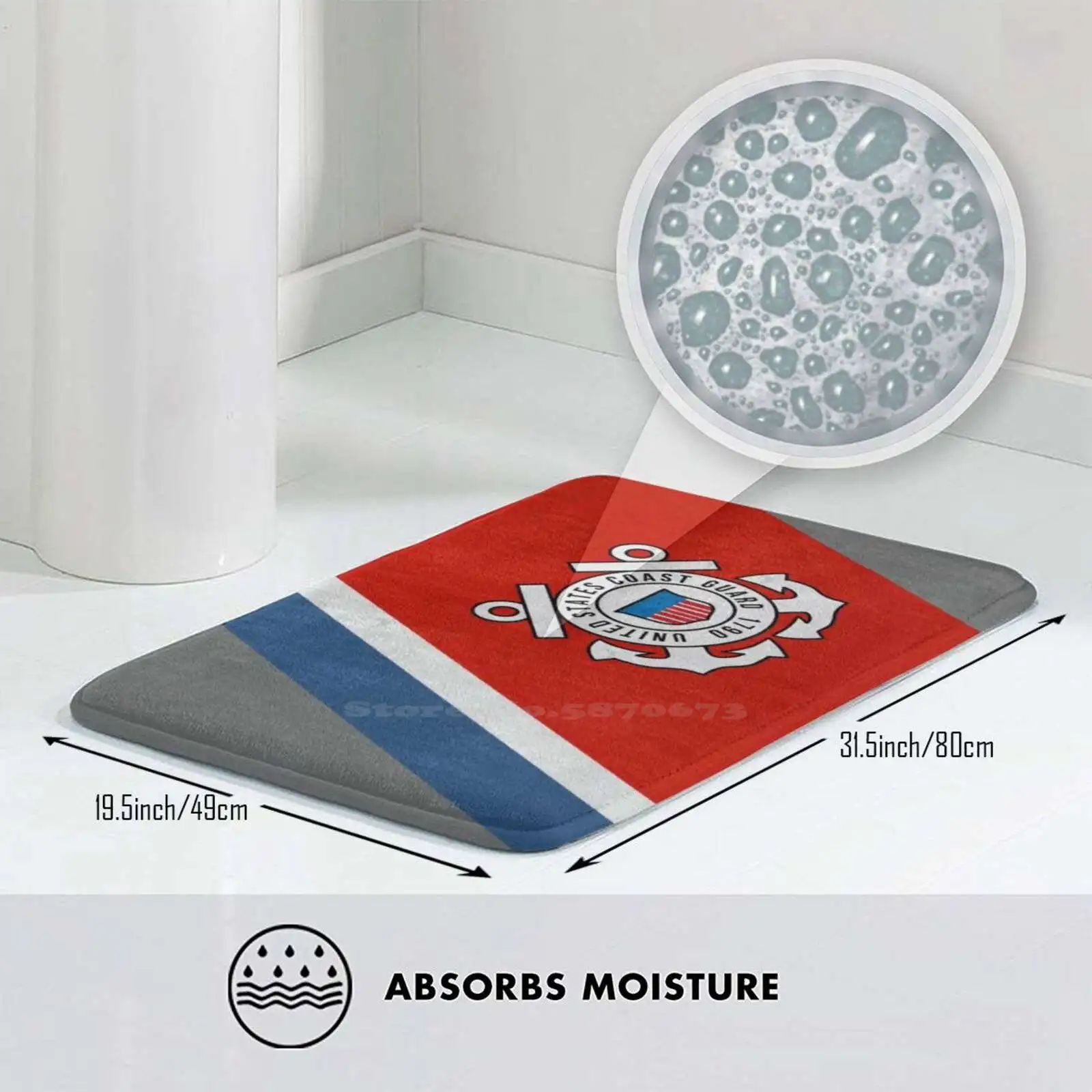 Ковер для береговой охраны мягкий домашний ковер всей семьи противоскользящий