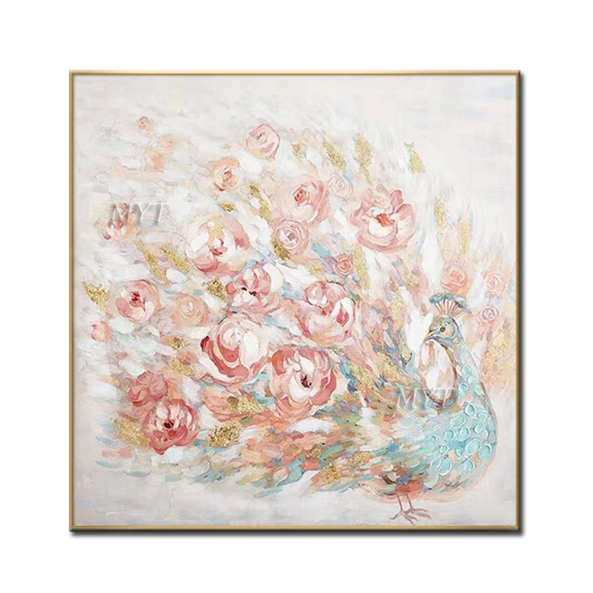 

Flowers Wall Art Modern Living Room Wall Decor Flower Painting Large Canvas Art Hand Painted Wall Pictures No Framed