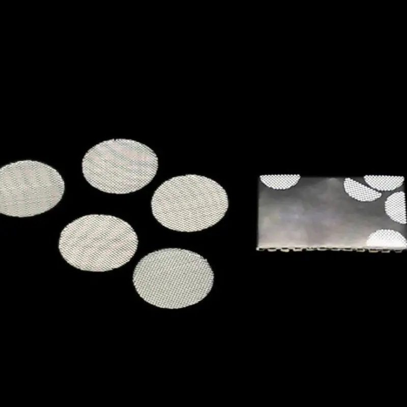 100Pcs Multifunctional Hookah Water Pipe Stainless Steel Tobacco Smoking Accessorie Metal Filters Smoke Screen Gauze |